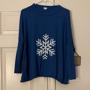 Mersea Blue Knit Sweater